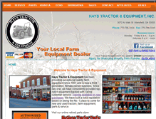 Tablet Screenshot of haystractor.com